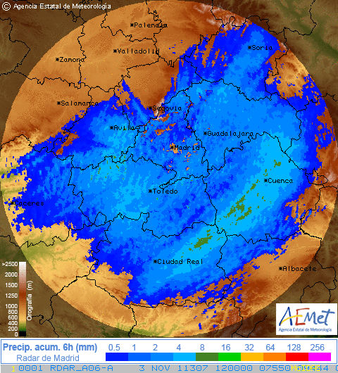 radar aemet regional