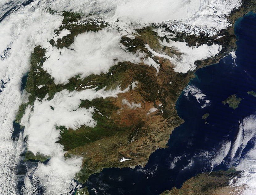 Foto 2.- Imagen MODIS reciente del 19 de diciembre Foto 2.- Imagen MODIS reciente del 19 de diciembre