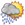 Cielos nubosos con lluvia moderada