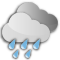 Tormenta seca con cielo parcialmente nuboso