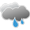Tormenta seca con cielo parcialmente nuboso