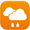 Cielos cubiertos con lluvia débil