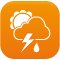 Tormenta seca con cielo cubierto
