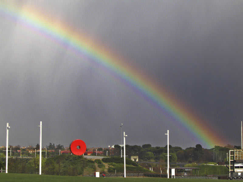 Arco iris principal vista parcial, Coslada, Madrid.