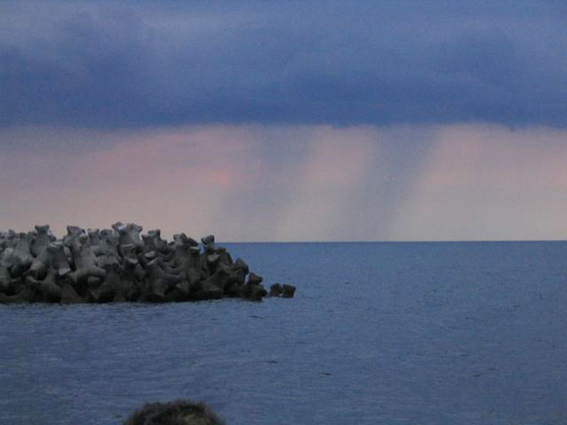 Virga en Mangalia, Mar Negro, Ruman�a.